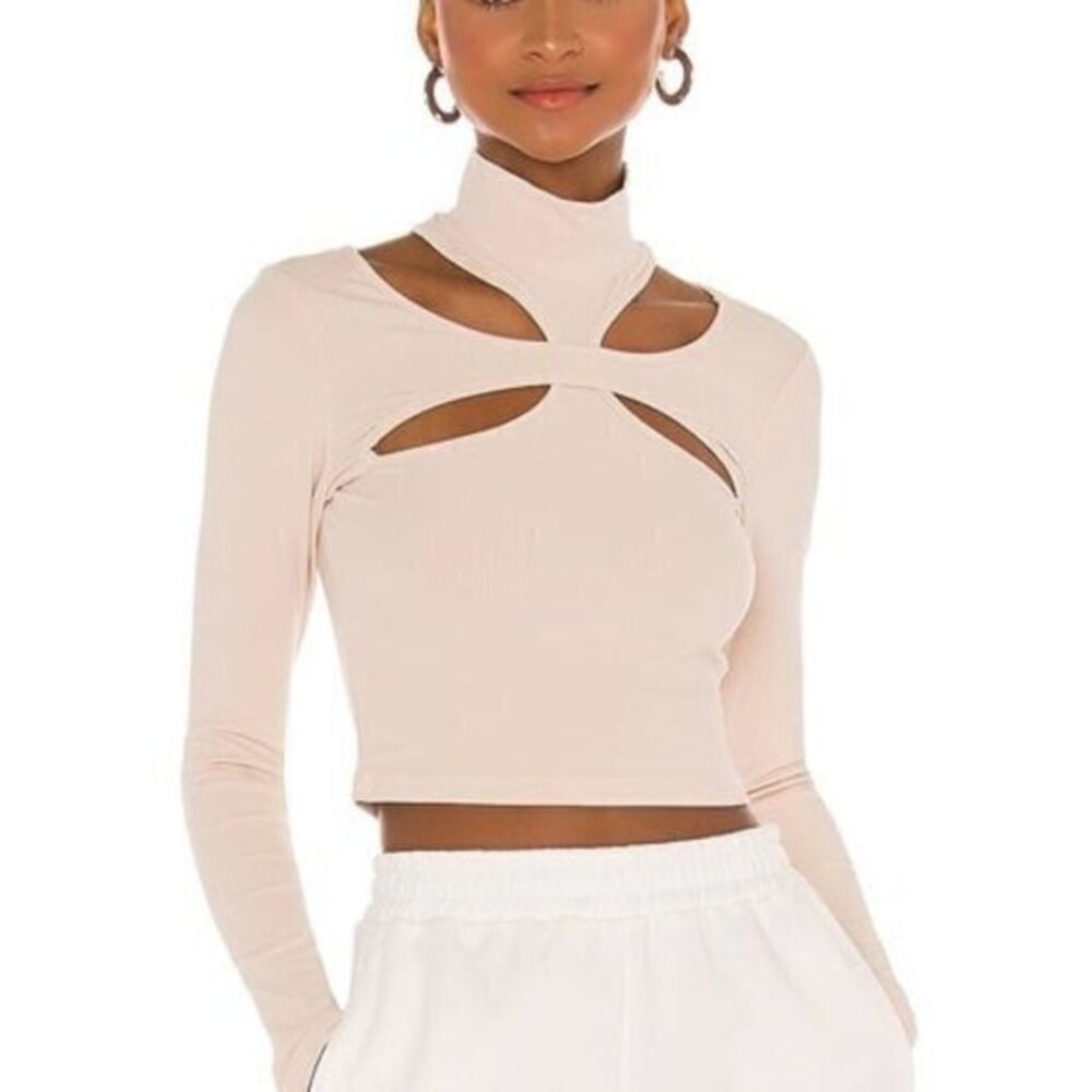 H:ours Alyson Cut Out Top - Beige